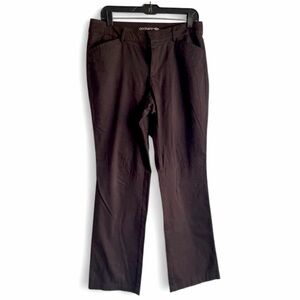 Dockers Women's Dark Brown Straight Leg Trousers Size 10